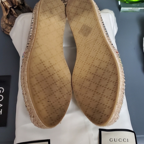 Gucci Multicolor Bloom Print GG Canvas Supreme Espadrilles European size 38 - Picture 4 of 6